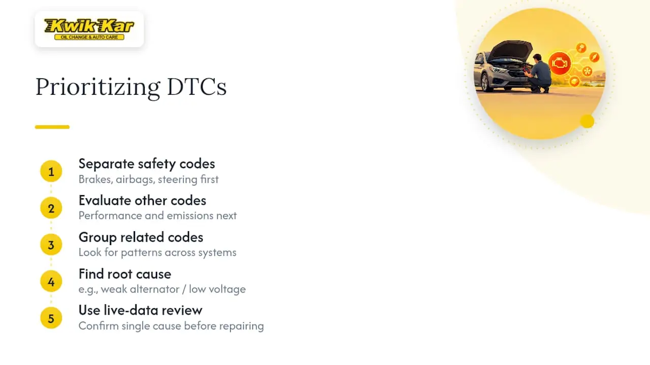 Diagnostic code prioritization process