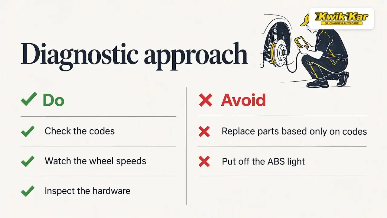 Our perspective: why we diagnose before we replace — overview diagram